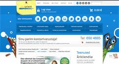 Desktop Screenshot of kontorikaubad.ee